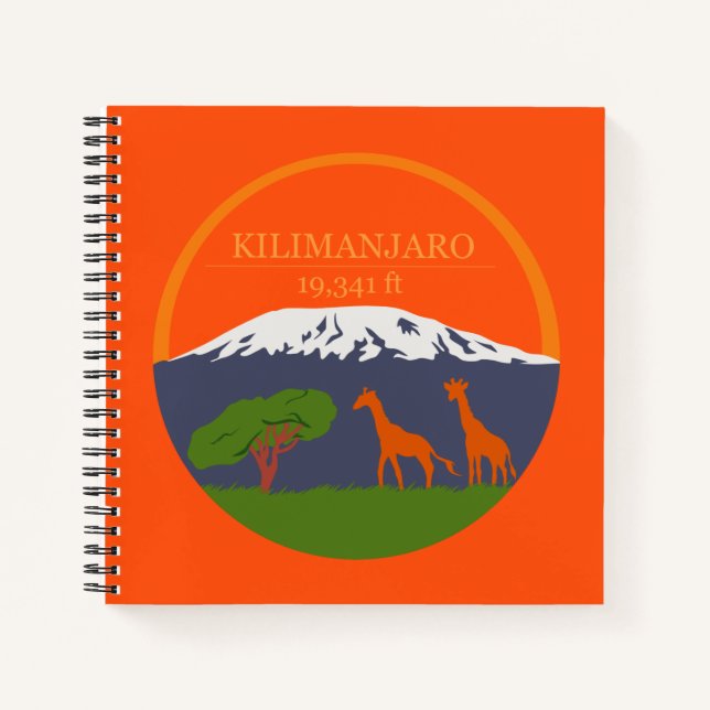 Cuaderno Altitud de Kilimanjaro (Anverso)