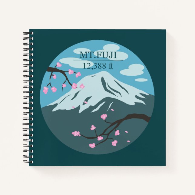 Cuaderno Altitud del monte Fuji (Anverso)