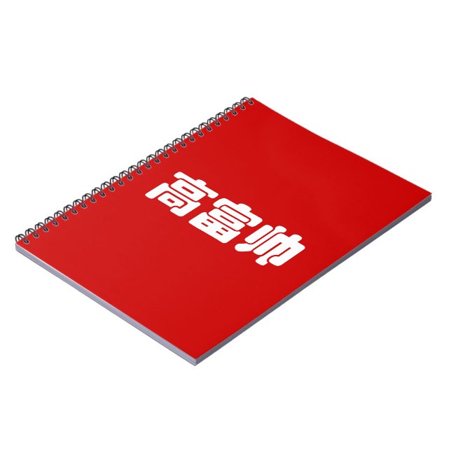 Cuaderno Alto, rico y guapo 高 富 帅 Hanzi MEME chino (Lado Izquierdo)