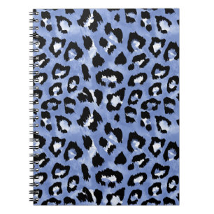 Cuaderno Altura de la piel animal: Leopardo de las acuarela