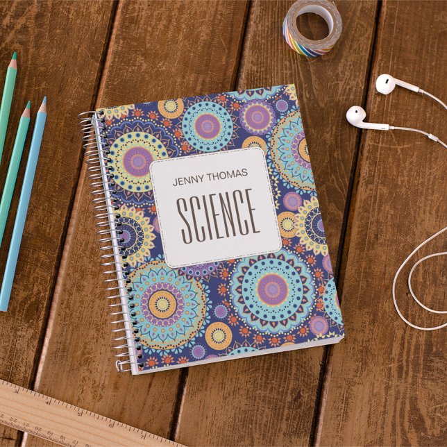 Cuaderno Alumnos de asignatura escolar personalizados (School subject notebook)