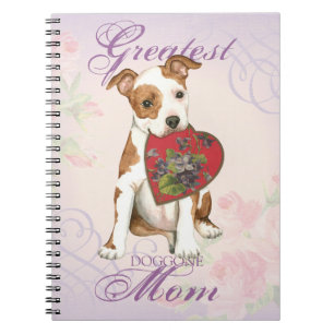 Cuaderno Am Staff Heart Mom