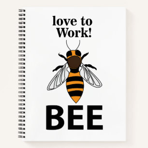 Cuaderno Ama A La Abeja Del Trabajo