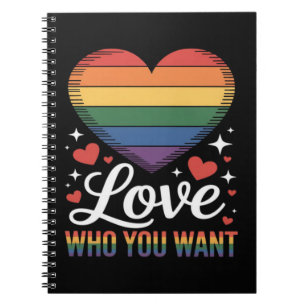Cuaderno Ama a quien Quieras Orgullo Gay LGBT