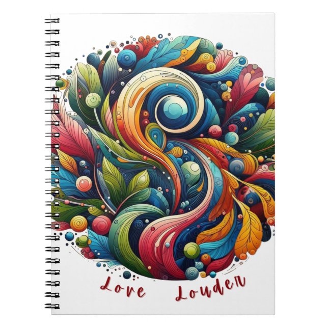 Cuaderno Ama Más Fuerte (Frente)