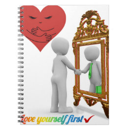 Cuaderno Ama tu propio primer portátil motivacional | Auto-