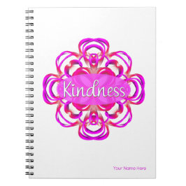 Cuaderno Amabilidad en un mandala rosado