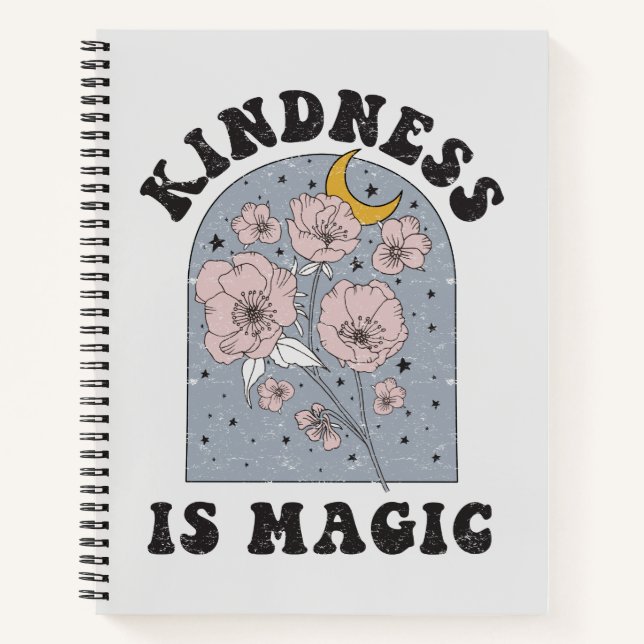 Cuaderno Amabilidad es Flores Vintage Mágicas (Anverso)