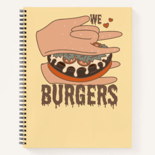 Cuaderno Amamos a las hamburguesas - Amor a las hamburguesa