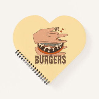 Cuaderno Amamos a las hamburguesas - Amor a las hamburguesa