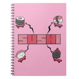 Cuaderno Amamos el Sushi - Amor Sushi - Obsesión ASL ILY