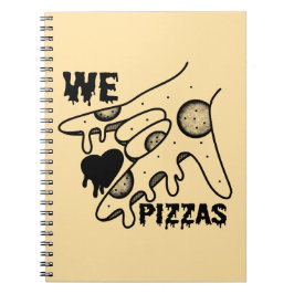 Cuaderno Amamos las pizzas - Pizza Love - ASL ILY Obsession
