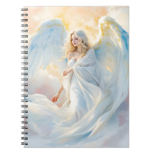Cuaderno Amanecer celeste - Ángel de la paz y la luz