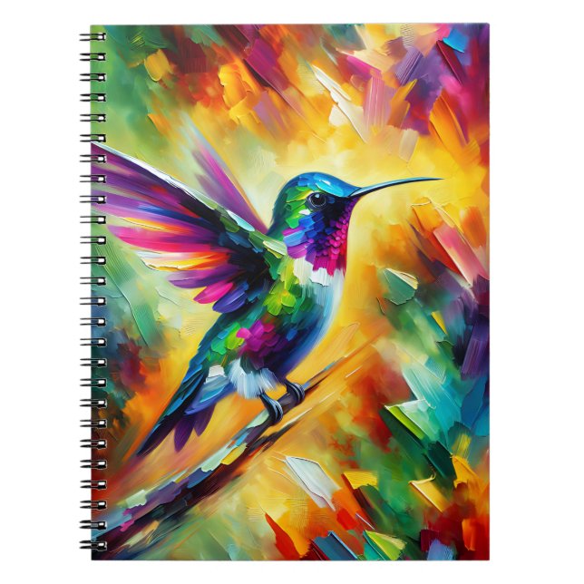 Cuaderno Amanecer Colibrí Radiante (Frente)