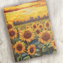 Cuaderno Amanecer de girasoles rusos