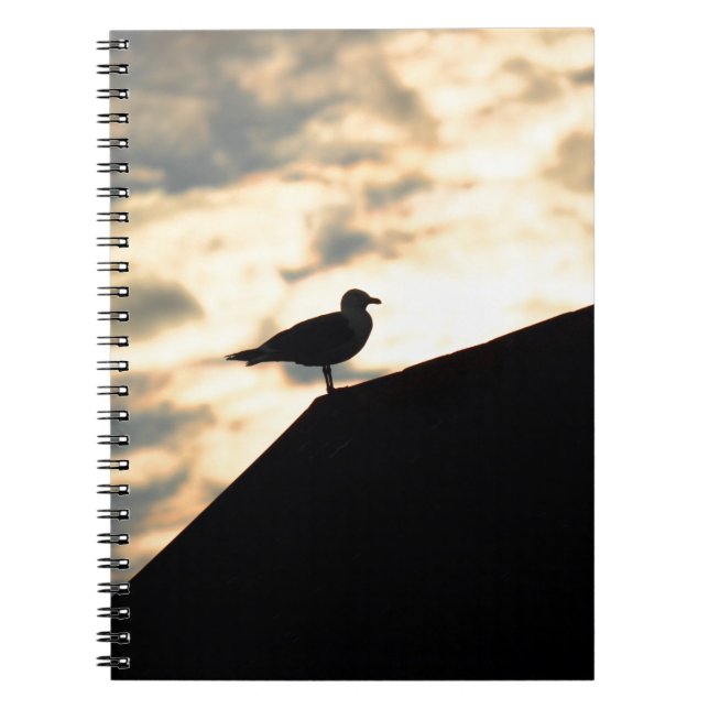 Cuaderno Amanecer de las gaviotas marinas (Frente)