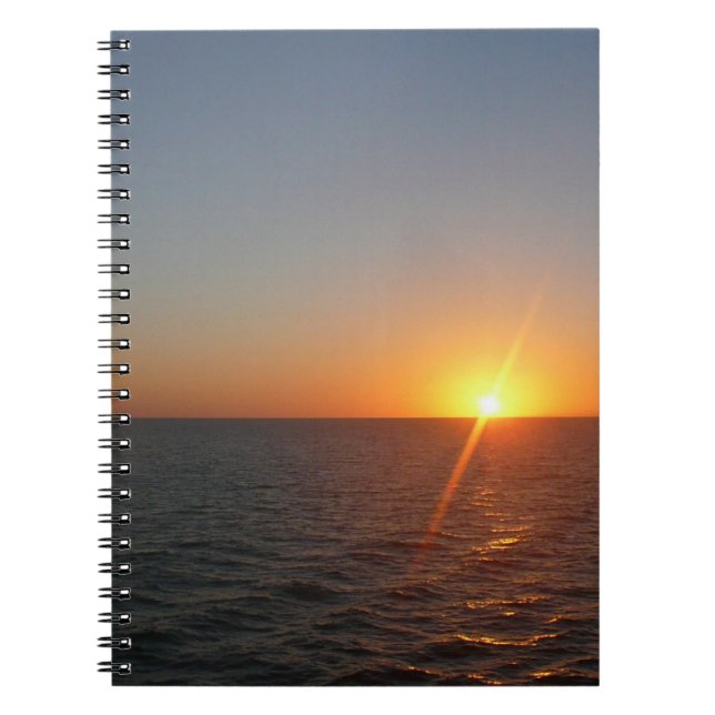 Cuaderno Amanecer en el Mar III Océano Atlántico (Frente)