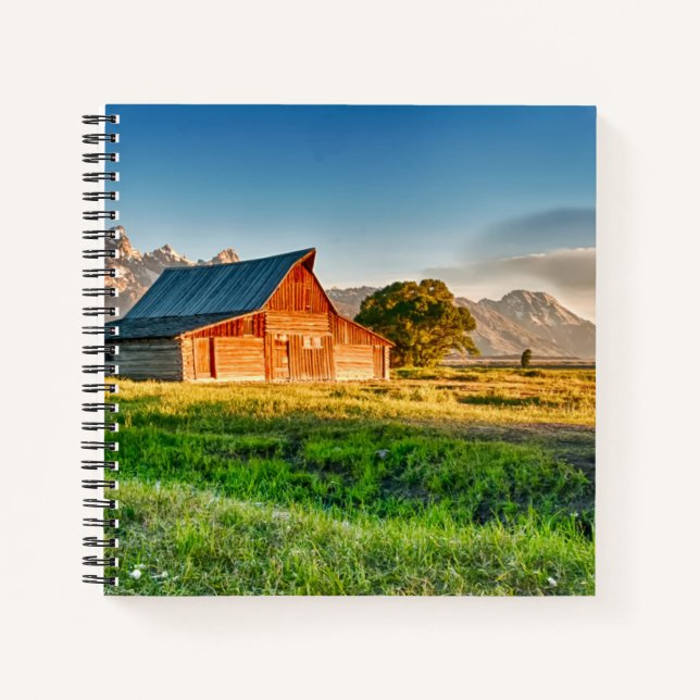 Cuaderno Amanecer en Moulton Barn (Anverso)