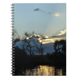 Cuaderno Amanecer en una granja llamada Poortjie Sudáfrica