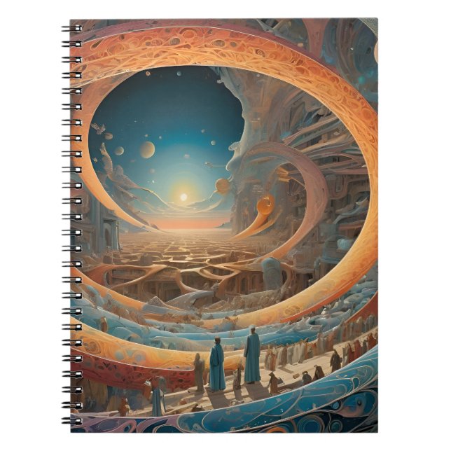 Cuaderno Amanecer espiritual en el mundo (Frente)
