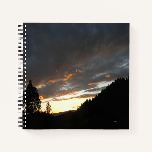 Cuaderno Amanecer nublado dorado..... (Anverso)