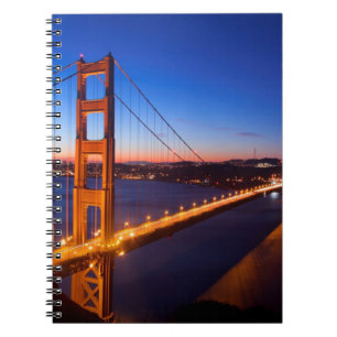 Cuaderno Amanecer sobre el puente de San Francisco y del