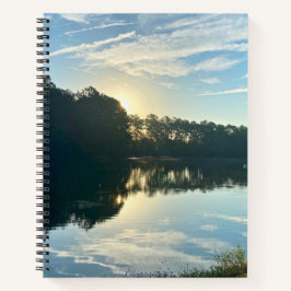 Cuaderno Amanecer sobre un lago de Georgia