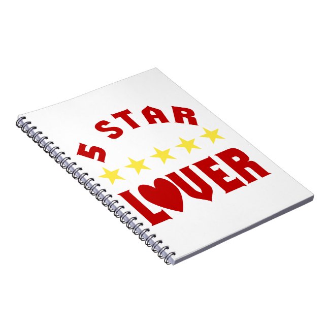 Cuaderno Amante de 5 estrellas azules (Lado Derecho)
