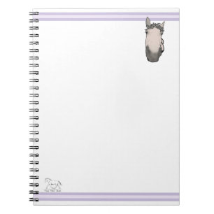Cuaderno Amante de Caballos Divertido Supervisora Narizota