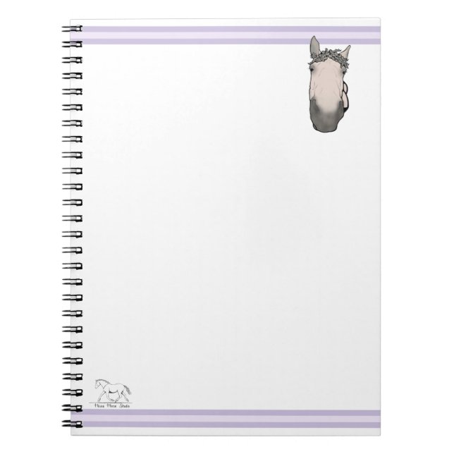 Cuaderno Amante de Caballos Divertido Supervisora Narizota  (Frente)