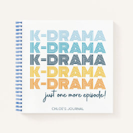 Cuaderno Amante de drama coreano moderno