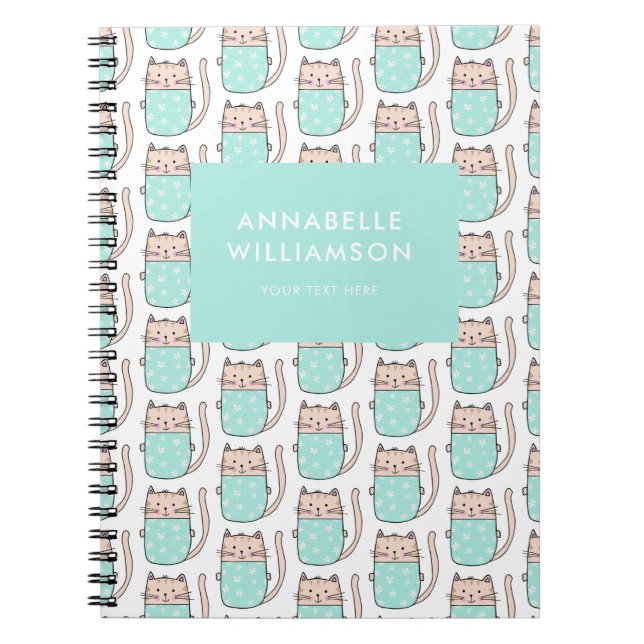 Cuaderno Amante de gatitos y animales (Frente)