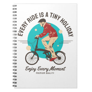 Cuaderno Amante de la Bicicleta - Disfruta Cada Momento