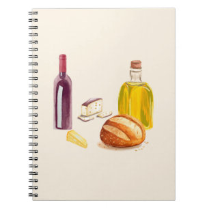 Cuaderno Amante de la comida del campo italiano
