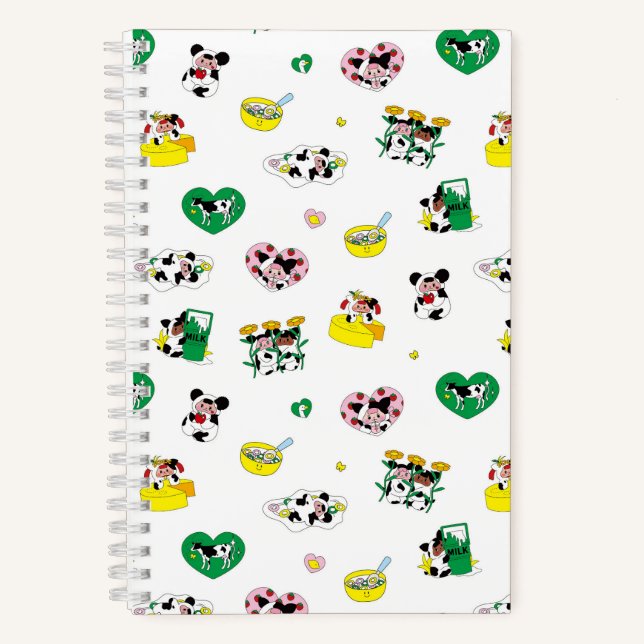 Cuaderno Amante de la Leche Blanco (Anverso)