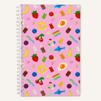 Cuaderno Amante de las gominolas rosa