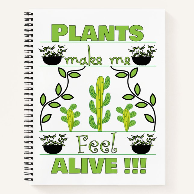 Cuaderno Amante de las Plantas (Anverso)