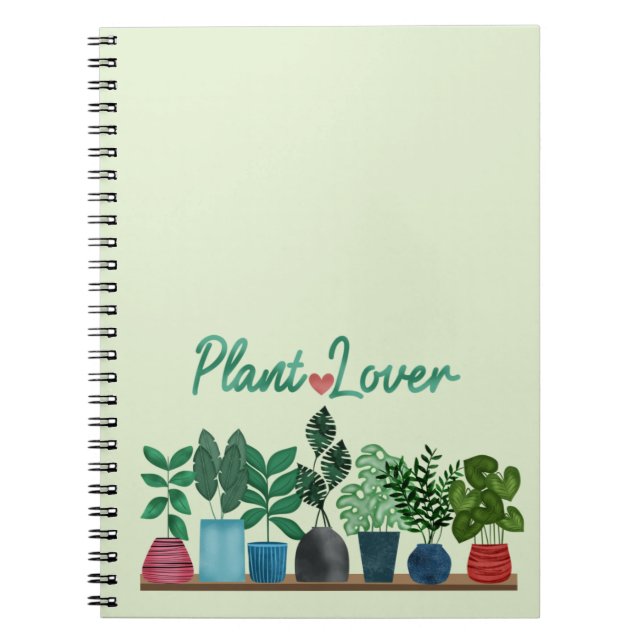 Cuaderno Amante de las plantas (Frente)