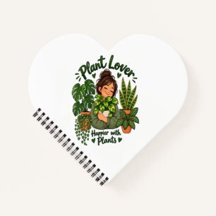 Cuaderno Amante de las Plantas – Más Feliz con Plantas Lind