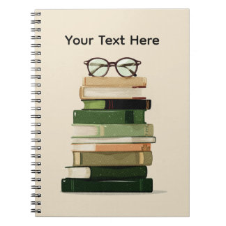 Cuaderno Amante de Libros Retro