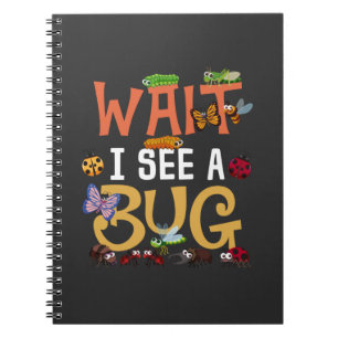 Cuaderno Amante de los insectos de los niños para la captu
