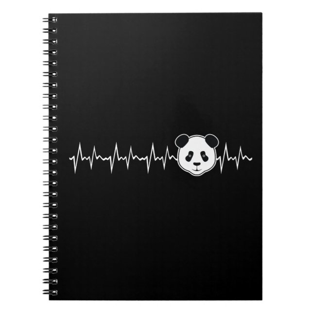 Cuaderno Amante de pandas (Frente)