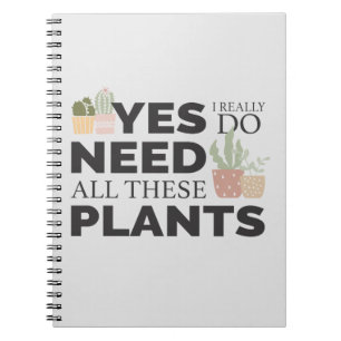 Cuaderno Amante de plantas