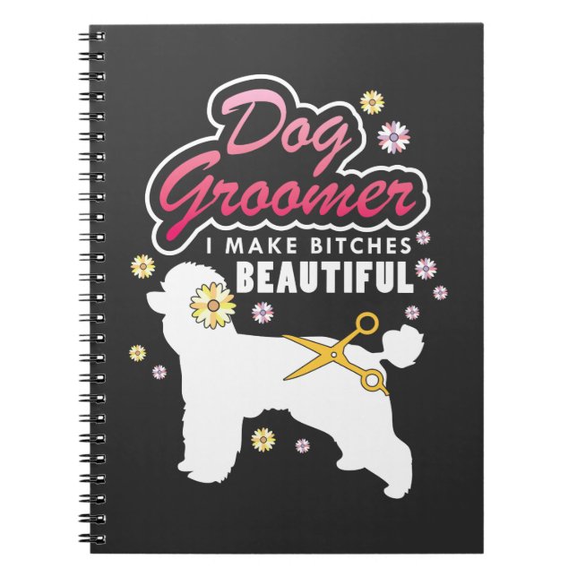 Cuaderno Amante de preparación del perro del perro del (Frente)