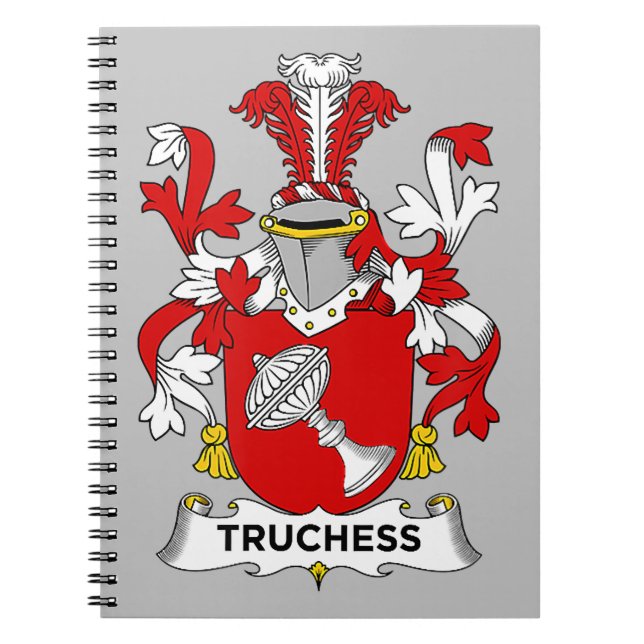 Cuaderno Amante del ajedrez| Escudo de armas de la Truquesa (Frente)