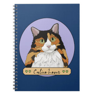 Cuaderno Amante del gato calico