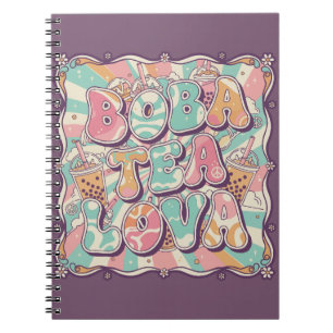 Cuaderno Amante del té de burbujas