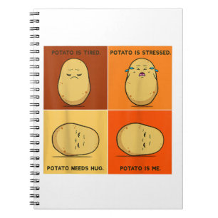 Cuaderno Amante Vegano Keto Papa Spud Tuberculo Tater 