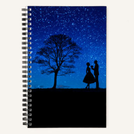 Cuaderno Amantes bajo una luna llena    