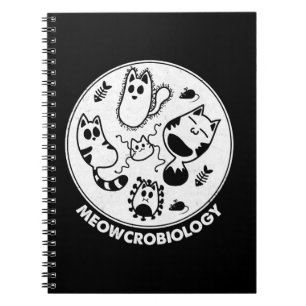 Cuaderno Amantes de ciencia de la microbiología de la meow